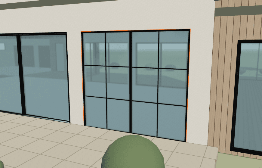 The same F01 with two columns and three rows of decorative fields within each existing pane